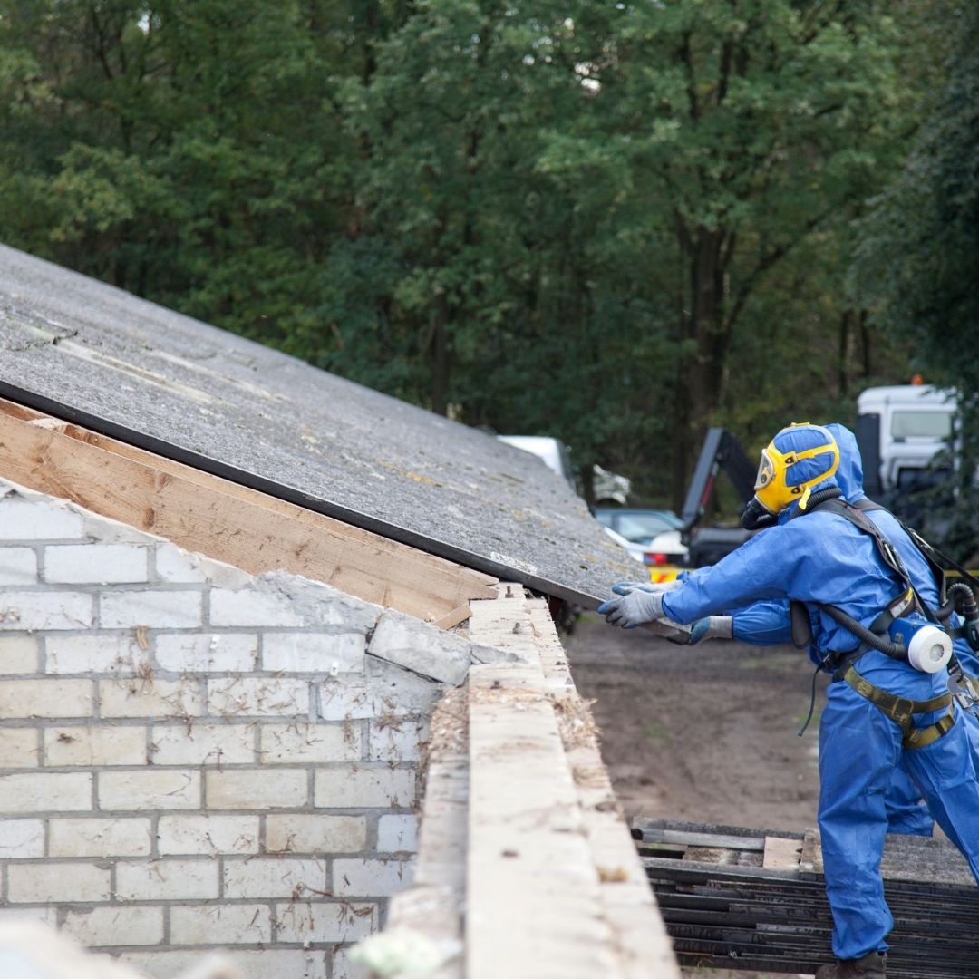 Retirada de uralita amianto